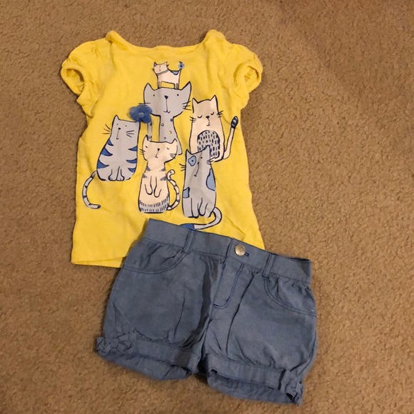 NWT Gymboree Baby Toddler Girls Gray Long Sleeve Top Size 2T NEW